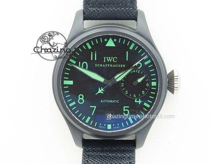 MIROTIME 0407 Pilot Chrono SS AZF 1:1 Best Edition Blue Dial on Brown Leather Strap A TimelessDesign 7060